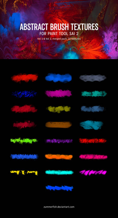 Abstract Brushes For Paint Tool Sai V2 by zummerfish on DeviantArt
