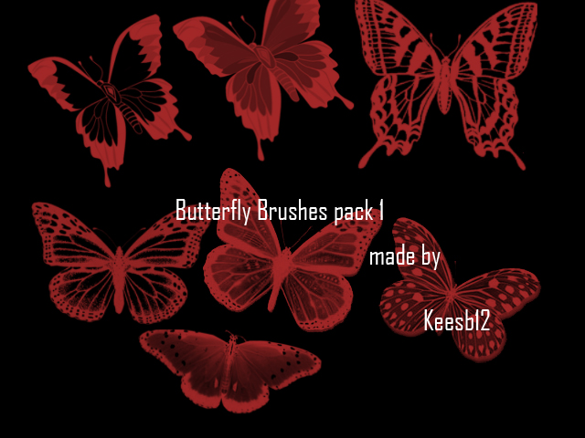 Butterfly brushes pack1