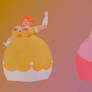 Thick N64 Peach and Daisy (Blender Download)