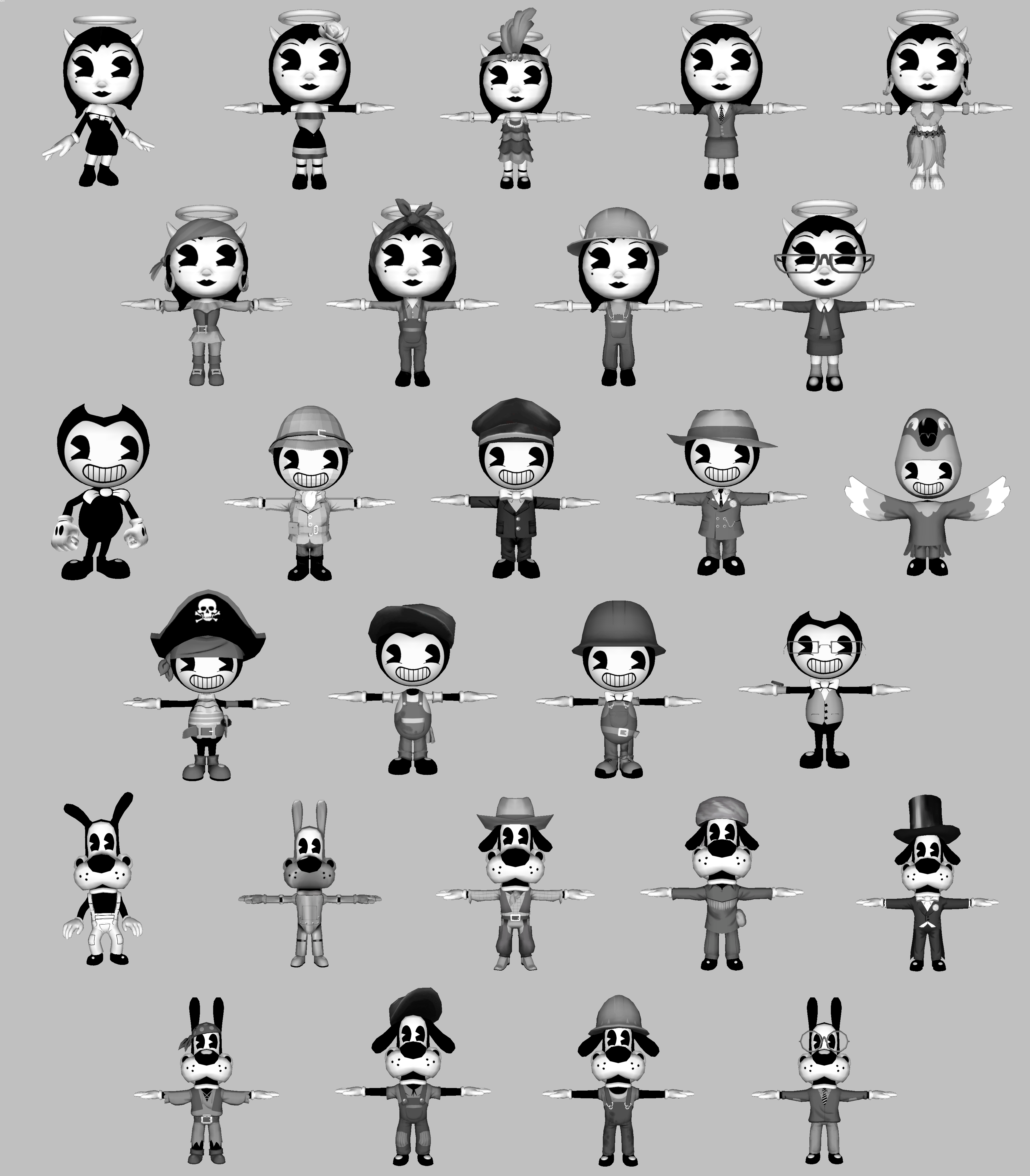 adventure bendy and the ink machine Characters by aidenmoonstudios on  DeviantArt