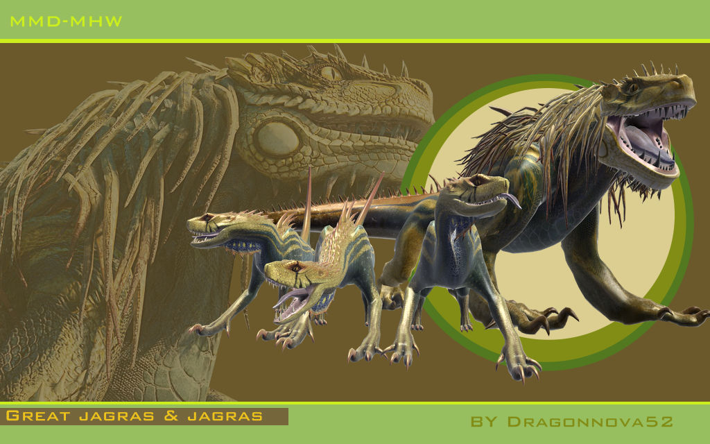 MHWI G.jagras and jagras DL !!! by dragonnova52 on DeviantArt