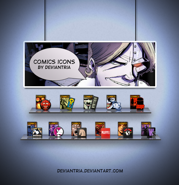 Comics icons