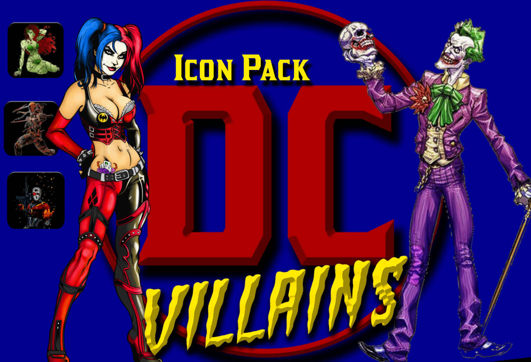 DC Villains IconsPack by GammaGazz on DeviantArt