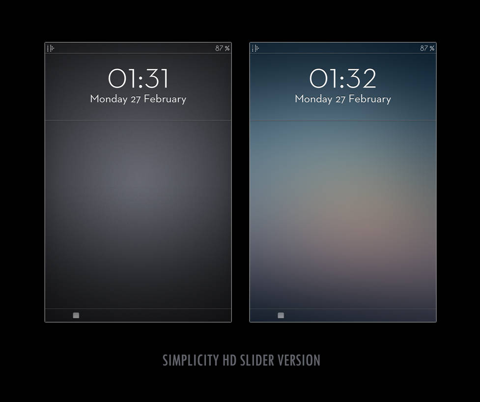 Simplicity HD Slider Version