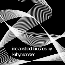 Abstract Line Brushes By Kirbymonster On Deviantart