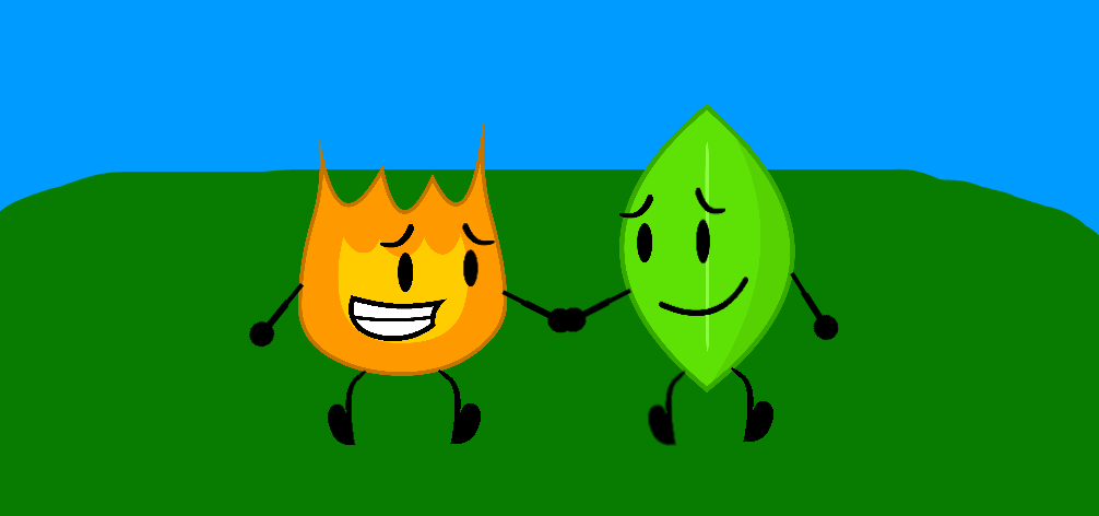 Firey and Leafy by Lollyfan999 on DeviantArt