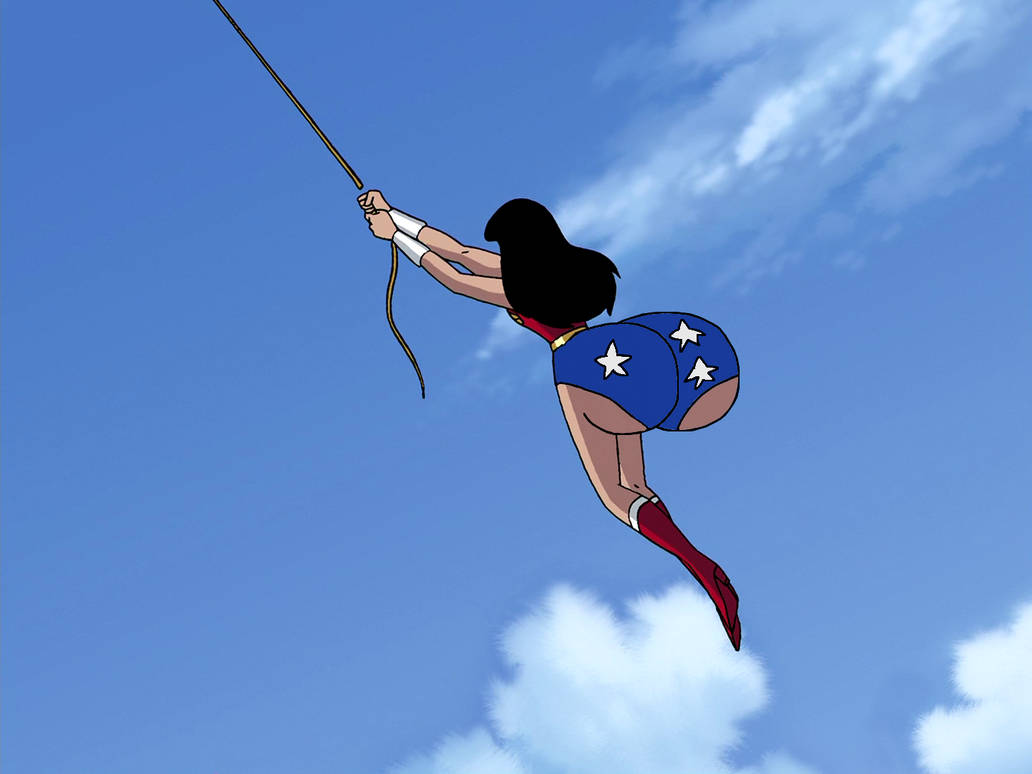 Wonder woman's big butt by 7kr on DeviantArt