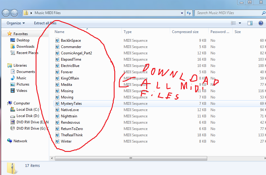 Download All Midi Files By Dariusdan On Deviantart