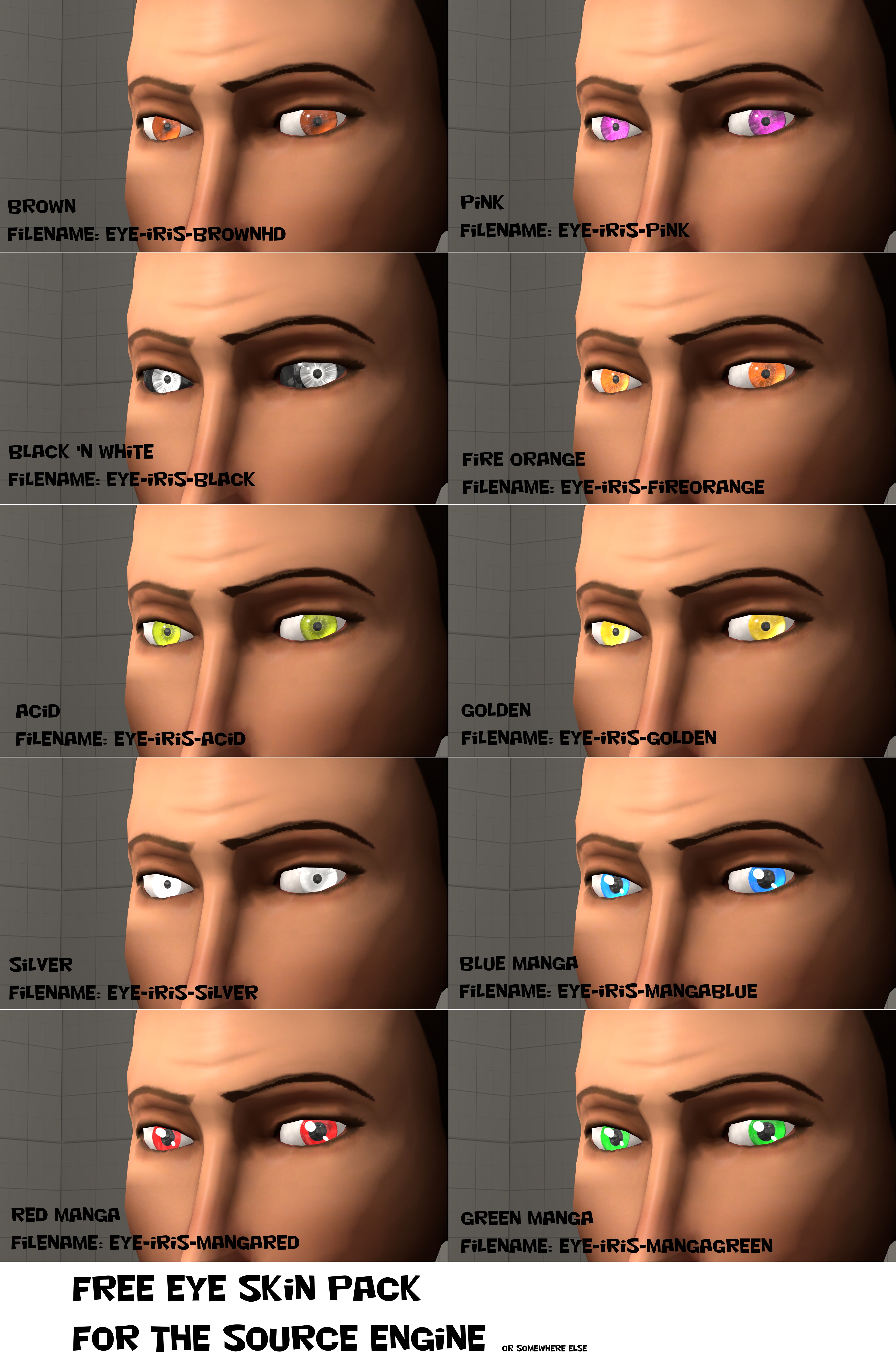 Eye reskin Pack 3 [DL]