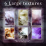 6 large textures