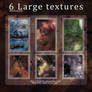 6 large Textures