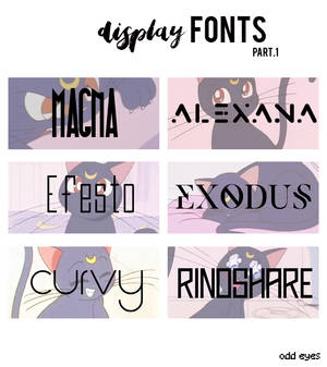 display fonts part 1