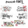 fav fonts part 2