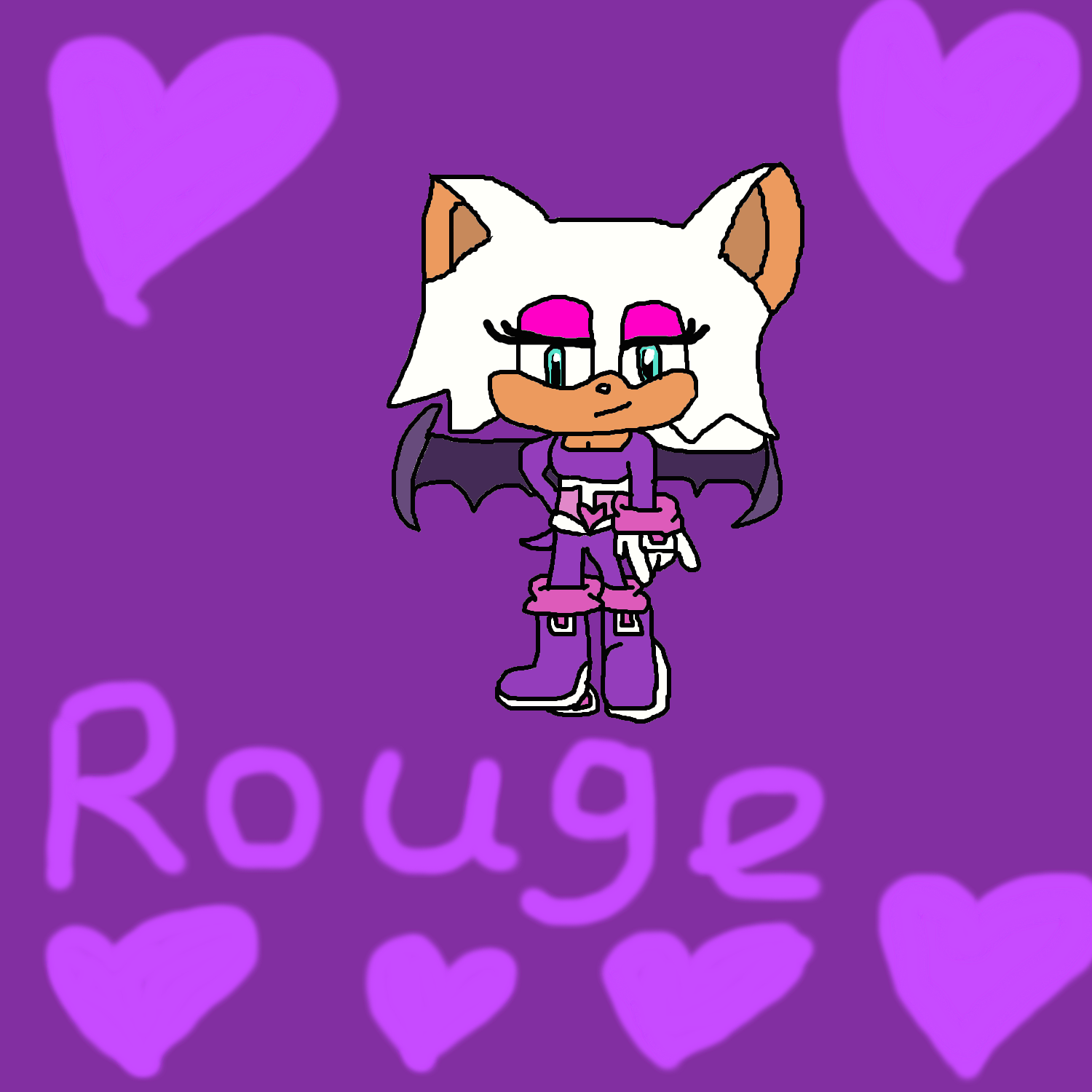 Rouge in Heroes Outfit