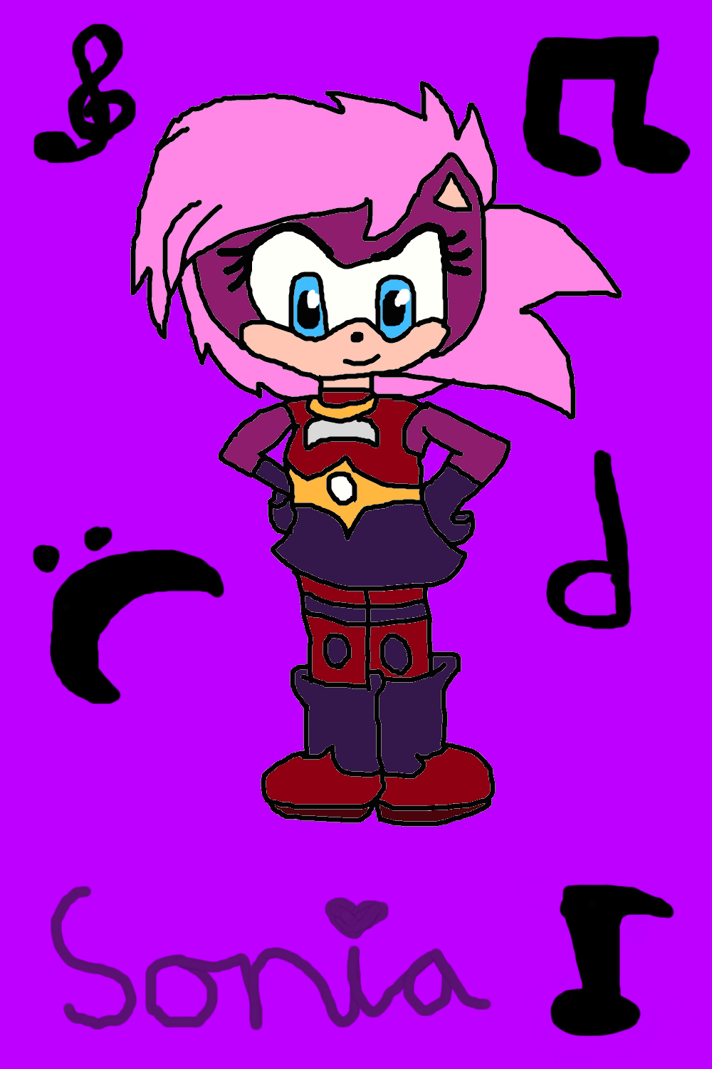 Sonia the Hedgehog by Daracoon911 on DeviantArt
