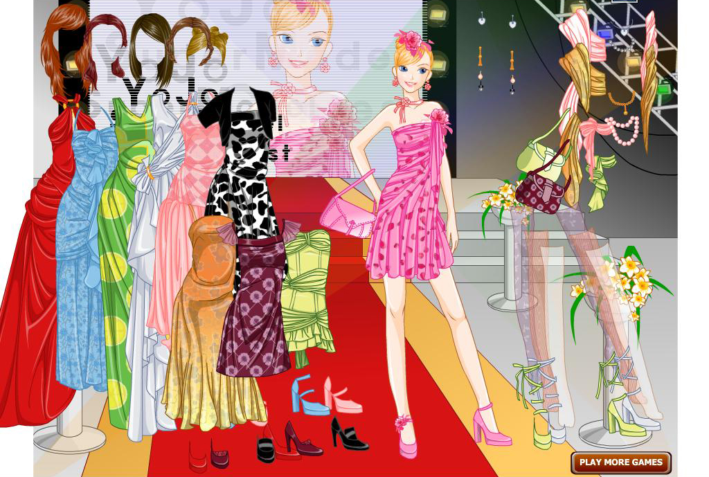 Gown Catwalk Dress Up