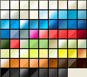 Web 2.0 Style gradients