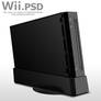 Nintendo Wii Black .PSD