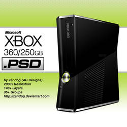 Xbox 360_250GB .PSD