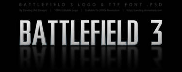 Battlefield 3 Logo .PSD