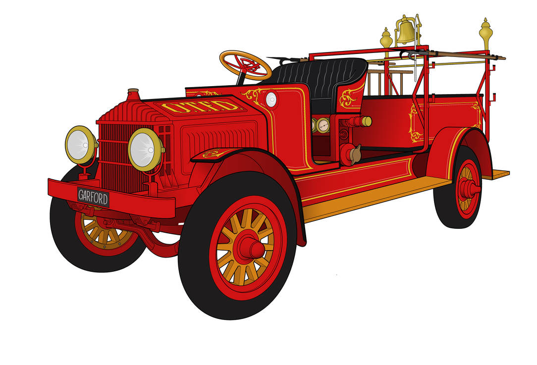 1917 Garford Fire Engine by BenjaminSapiens on DeviantArt