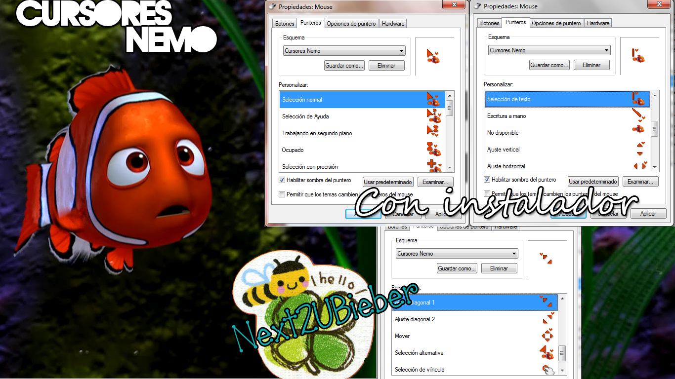 Cursores Nemo