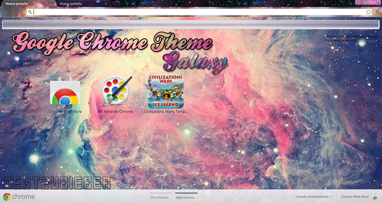 Google Chrome Theme Galaxy by Cursorsandmore on DeviantArt