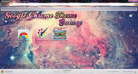 Google Chrome Theme: Galaxy