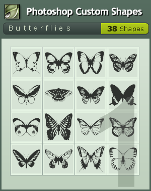 Photoshop Custom Shapes No-1