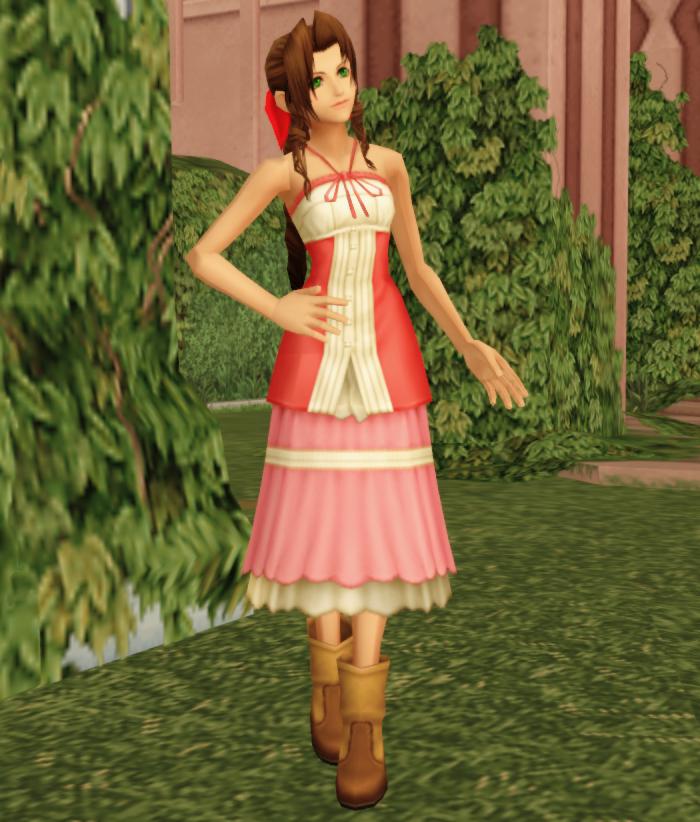 Aerith KH2 for XNALara