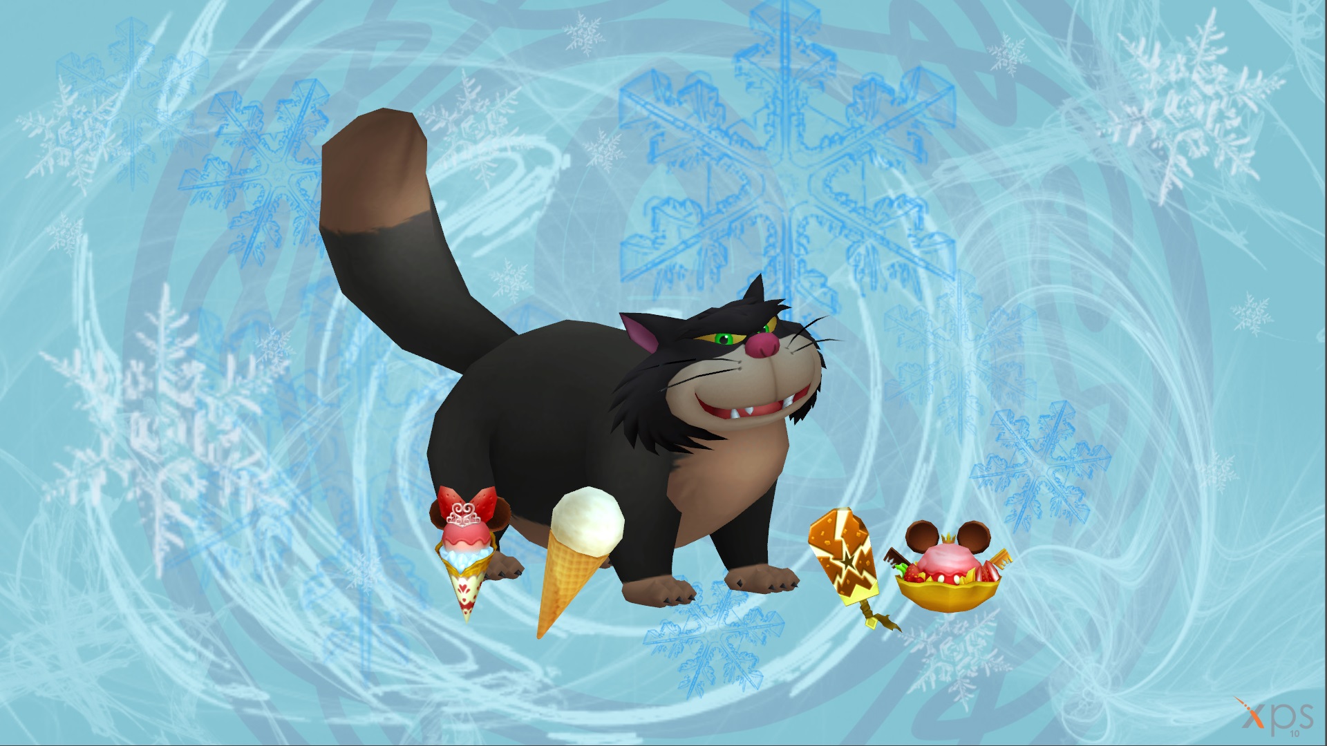 Cat and Ice Cream - Advent Calendar [02]