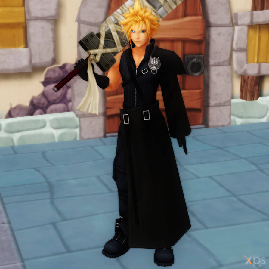 Cloud KH2 [XPS] by LexaKiness on DeviantArt