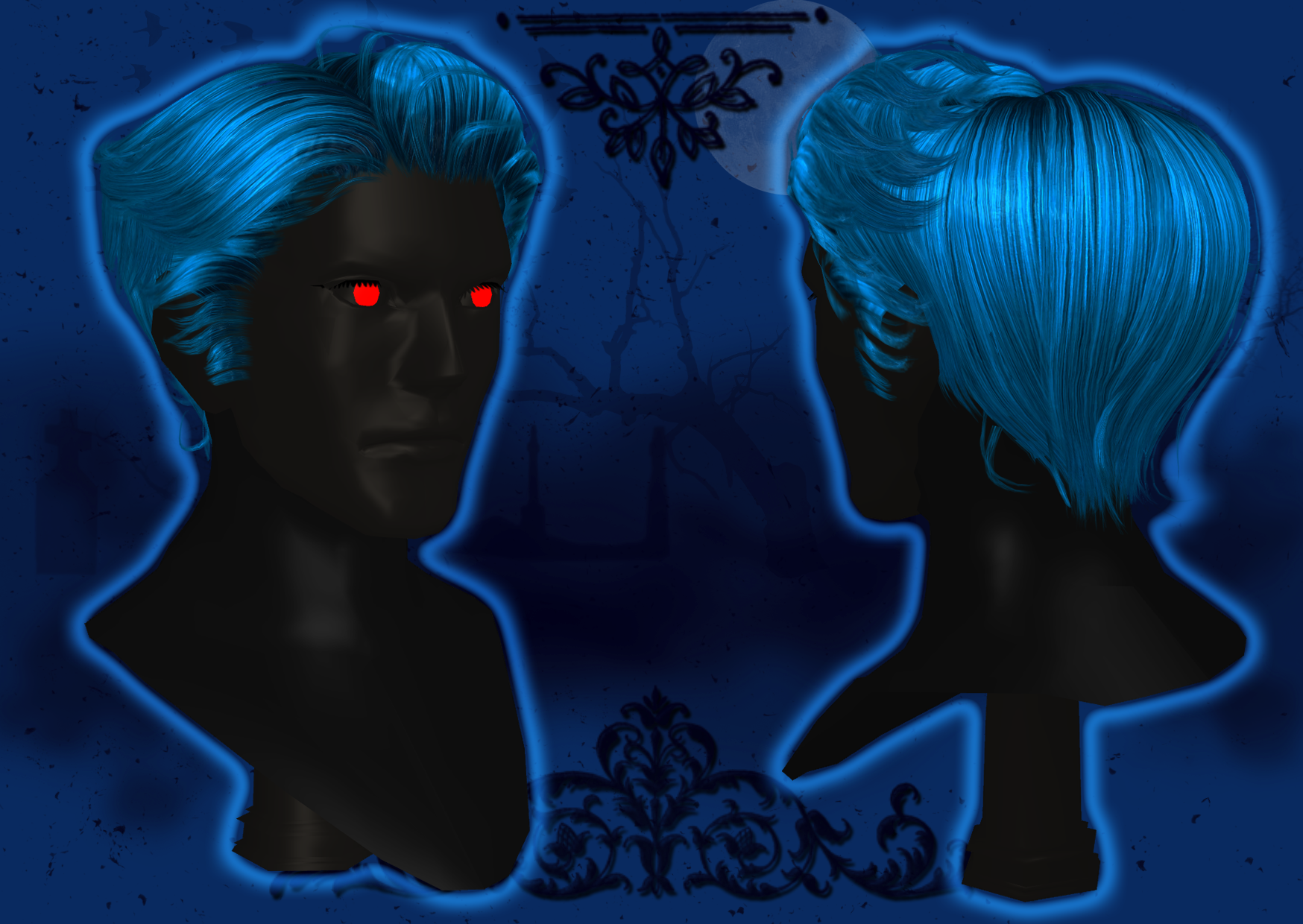 Male Hair Version 5 [XPS] by LexaKiness on DeviantArt