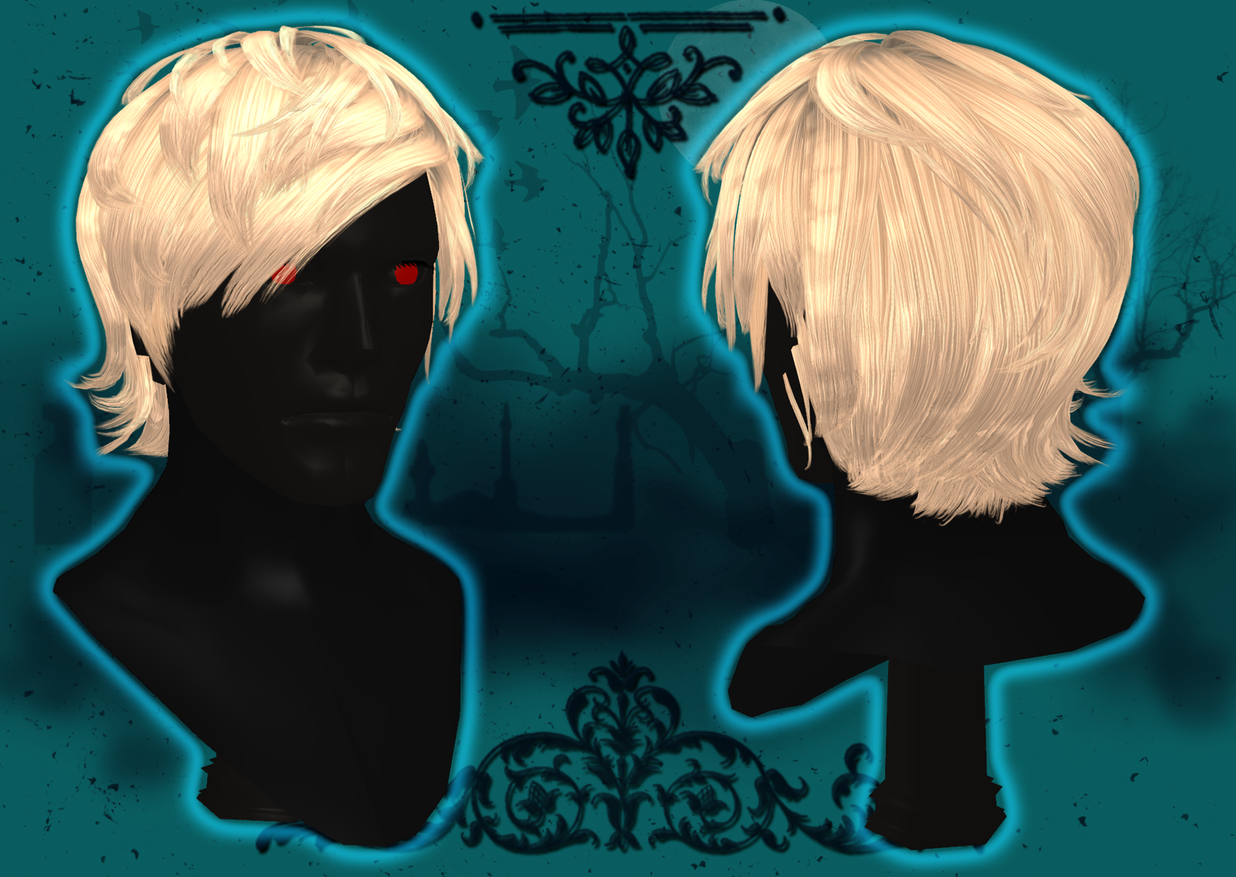 Male Hair Version 8 [XPS] by LexaKiness on DeviantArt