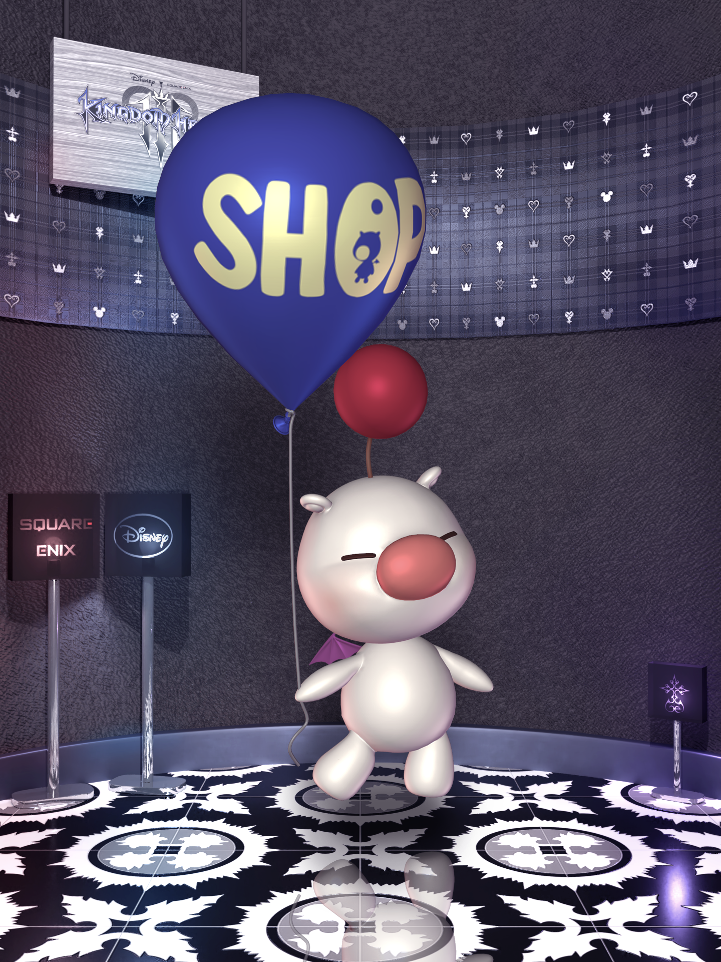 Moogle - Kingdom Hearts III - [XPS] by LexaKiness on DeviantArt