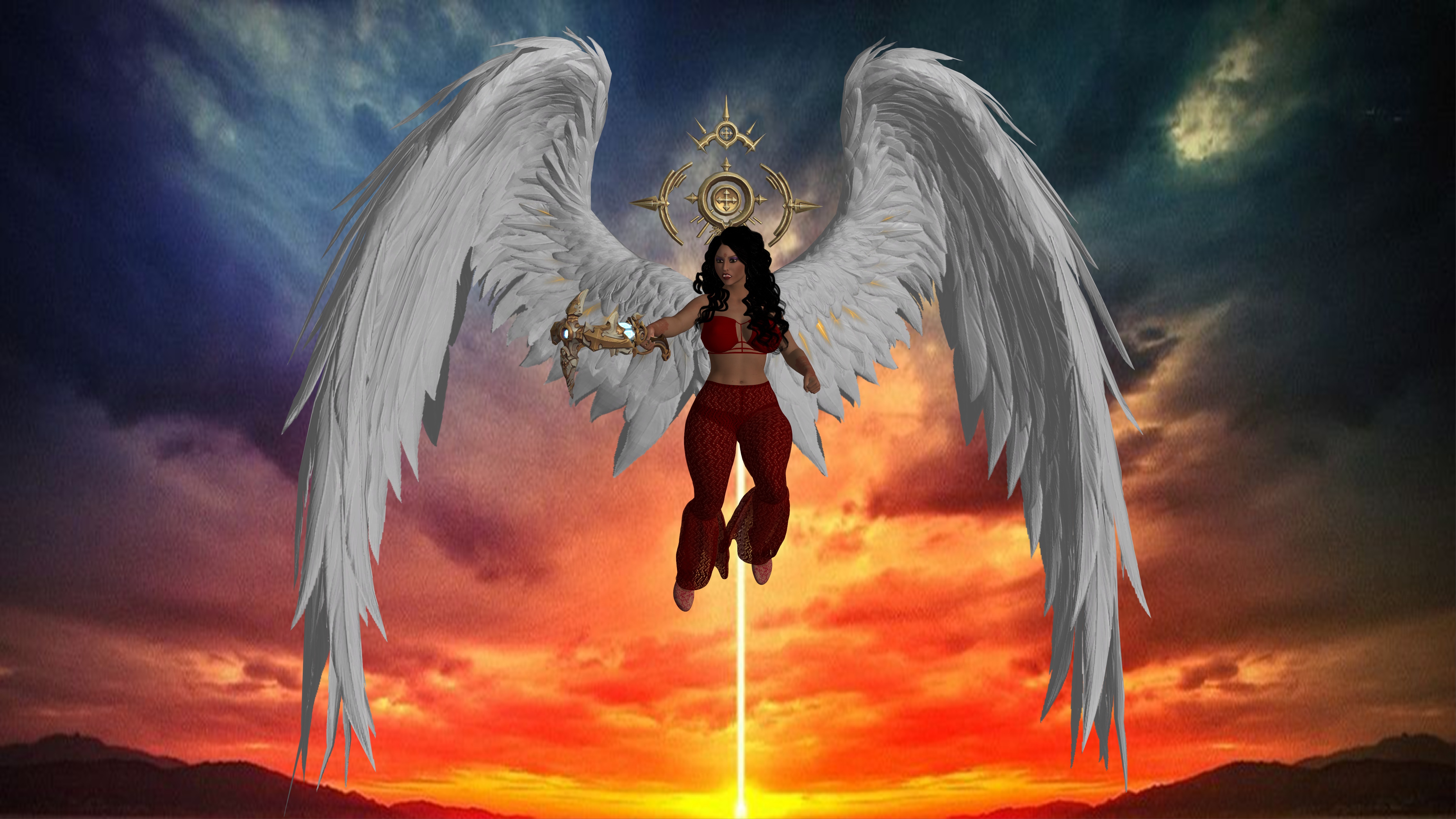 Archangel Parvati OC for XPS 11.8 by SucculentFruit13 on DeviantArt