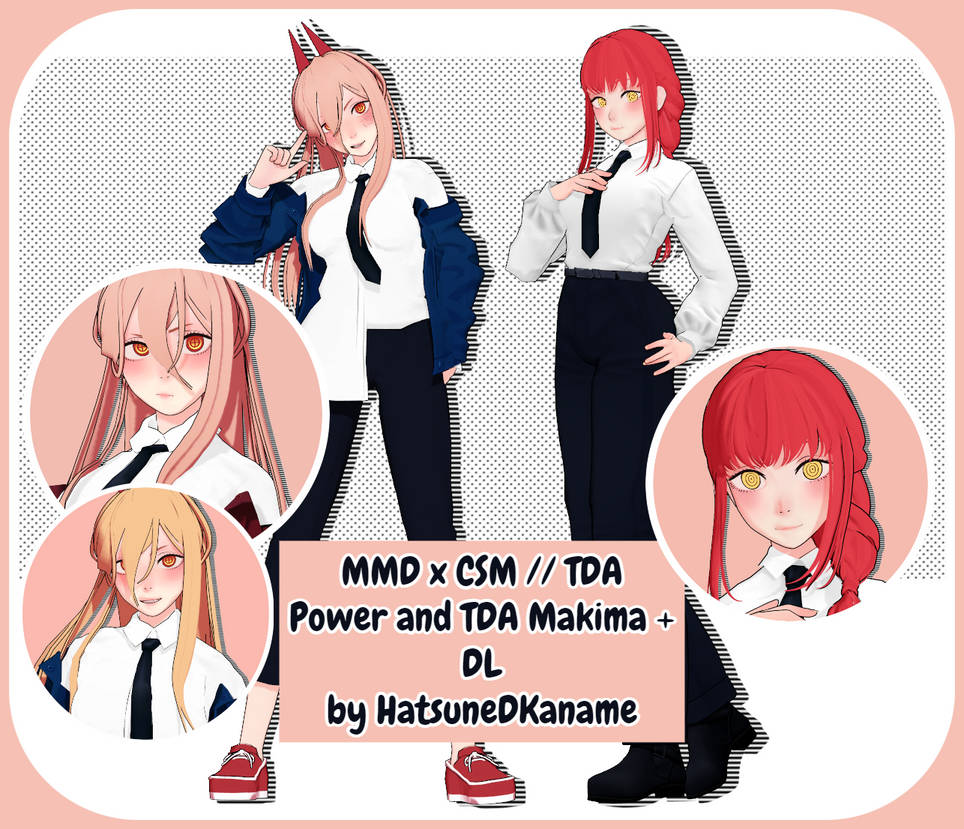 MMD x Chainsaw Man // TDA Power + Makima DL by HatsuneDKaname on DeviantArt
