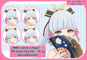 MMD x Genshin Impact // TDA Ayaka Face Edit + DL