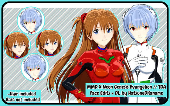 MMD X Evangelion // TDA Face Edits + DL