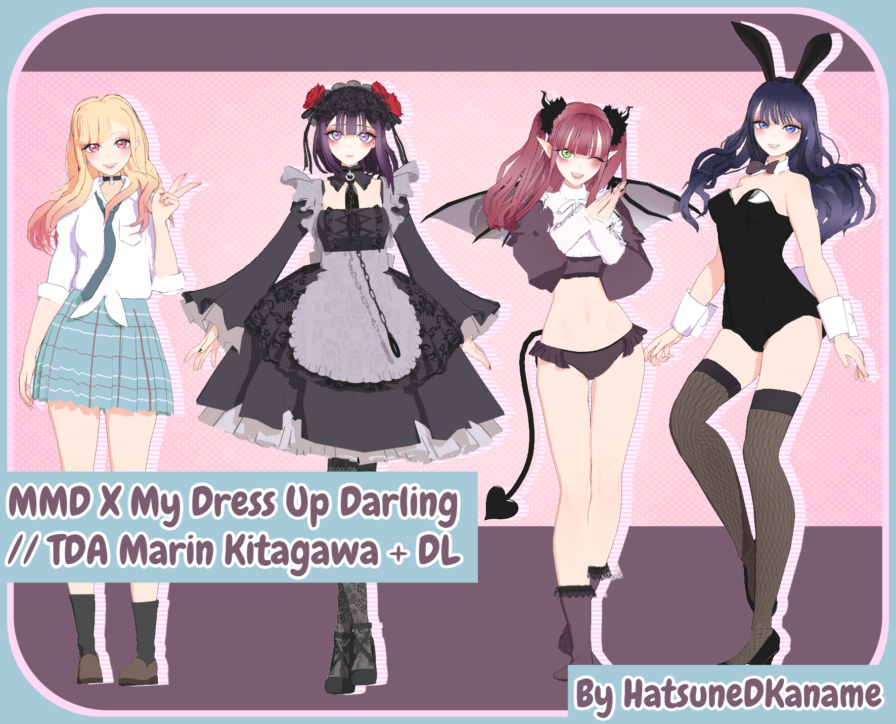 MMD X MyDressUpDarling  TDA Marin Kitagawa + DL by HatsuneDKaname on  DeviantArt