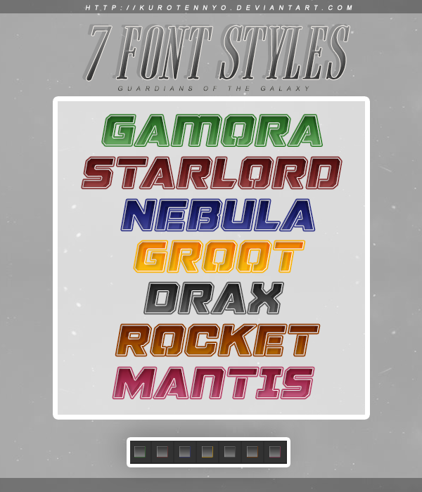 7 Font Styles Guardians Of The Galaxy By Legilia On Deviantart