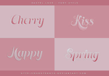 Pastel Love | Font Style #01