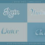 Rainy Days | Font Style #02