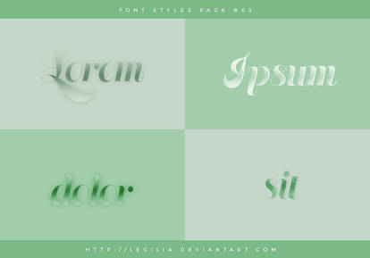 Fontstyle Pack #01 | 2020 Edition
