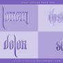 Purple Rain | Fontstyle Pack #04
