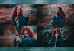 Femme fatale | PSD Coloring #44