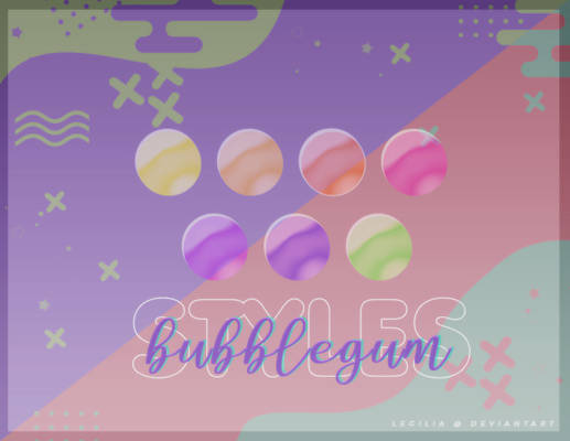 Bubblegum | Fontstyle Pack #08