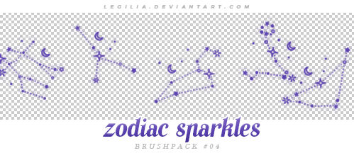 Zodiac Sparkles - Brushpack #04