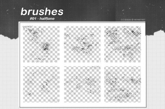 Halftone | Brushes #01 by Niazuna on DeviantArt