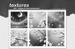 Texture Pack #02 / Galaxy and Cherryblossoms